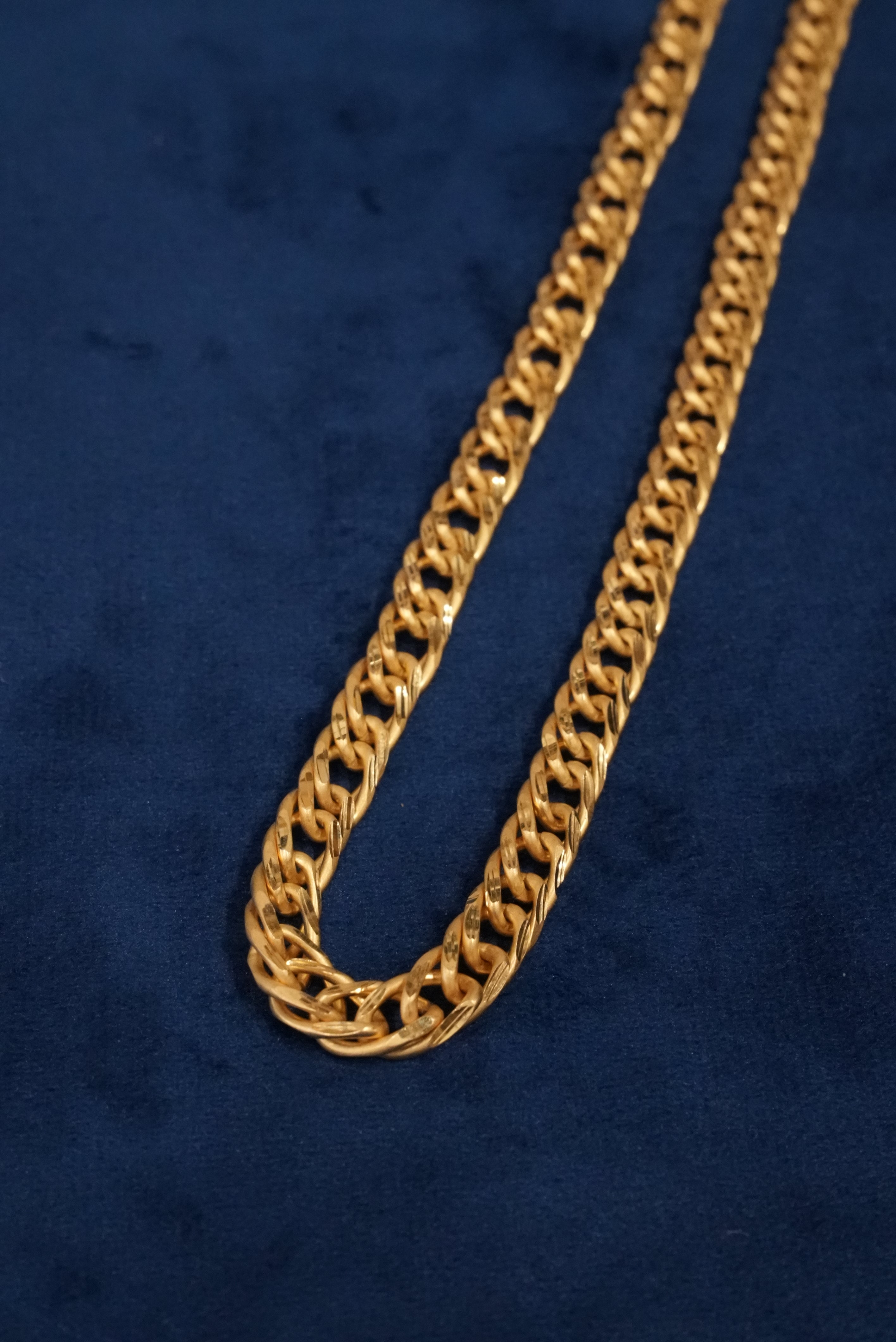 Classic Link, Chains, Gold Patra demi-fine jewellery, Size 18 inches, SKU CH_G_2 image 2