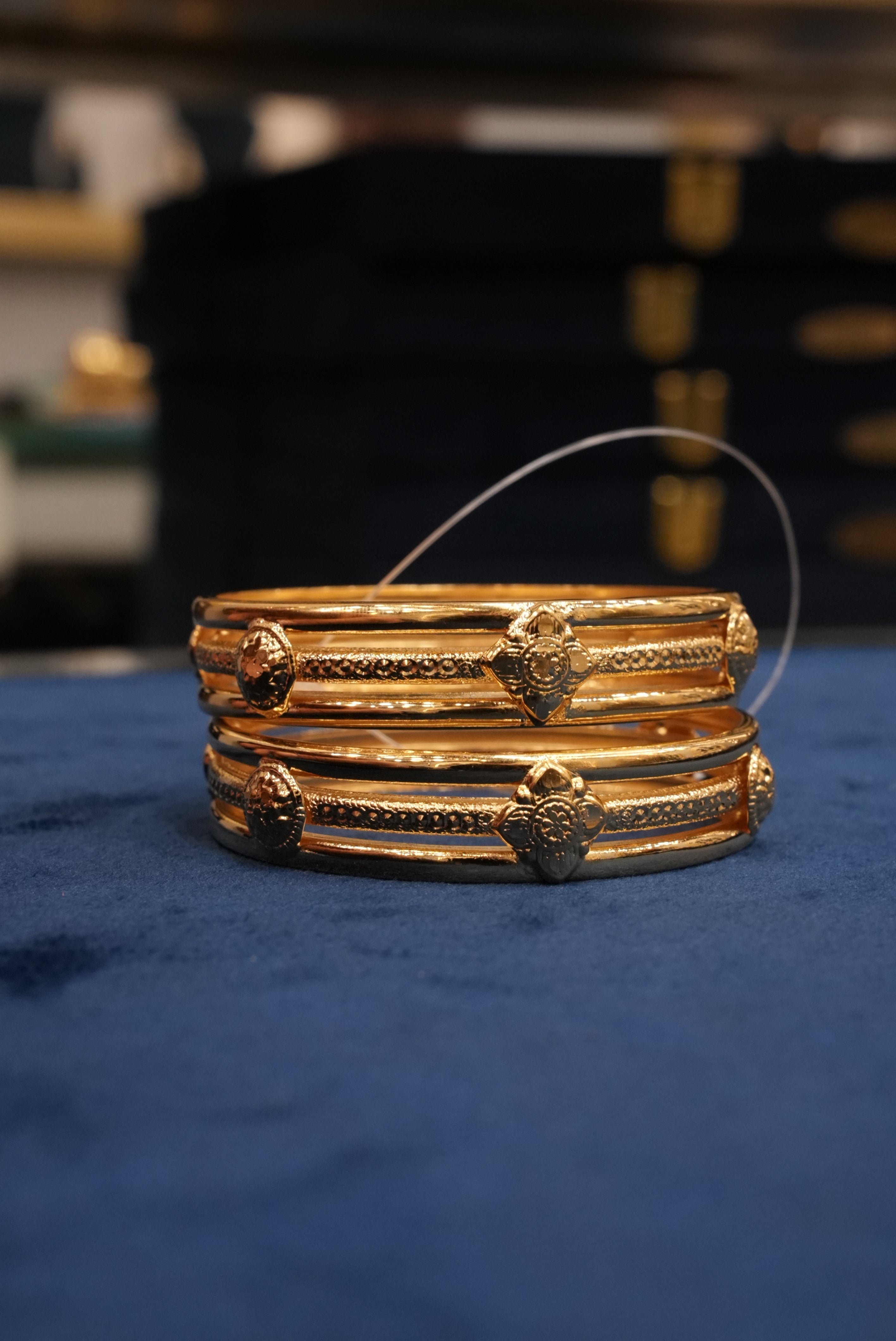 Anmol Royale, Bangles & Kadas, Gold Patra demi-fine jewellery, Size 2.2, SKU BK_L_58 image 2