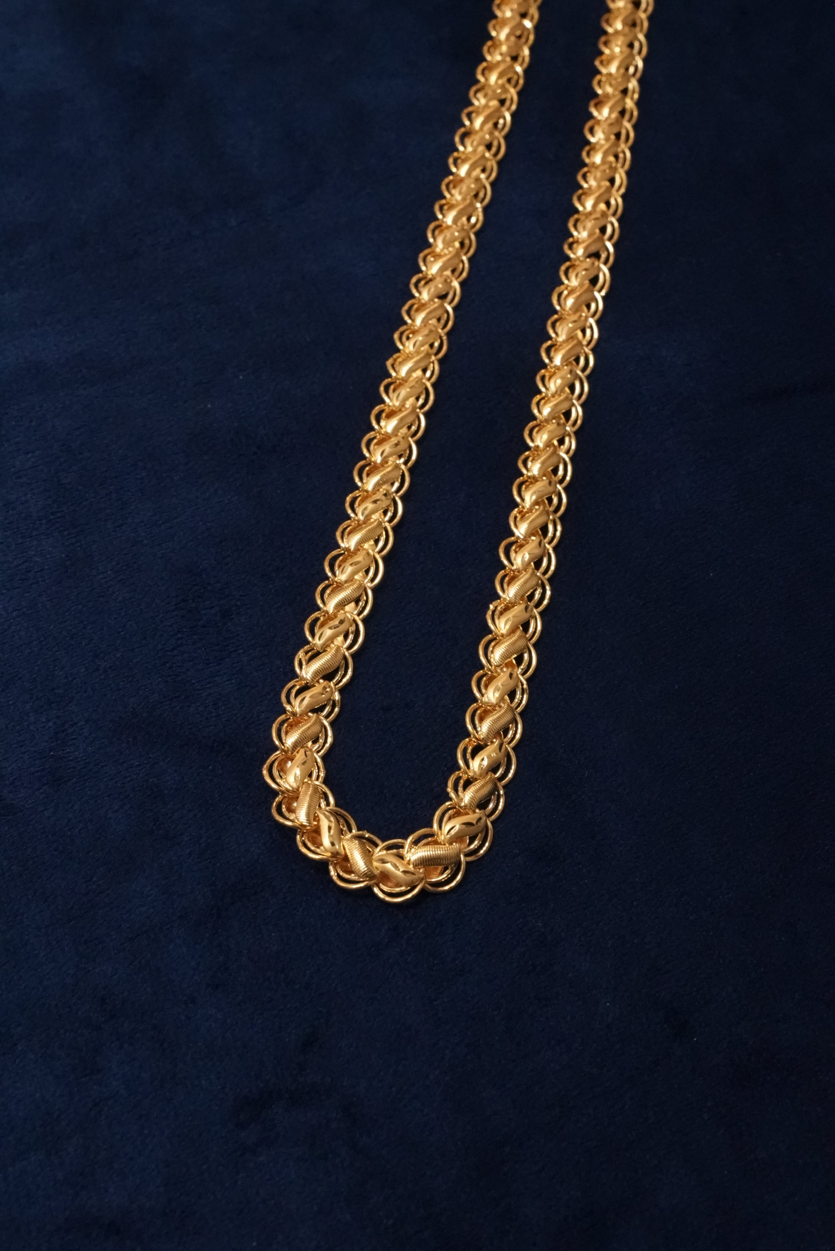 Heritage Chain, Chains, Gold Patra demi-fine jewellery, Size 20 inches, SKU CH_G_14 image 2