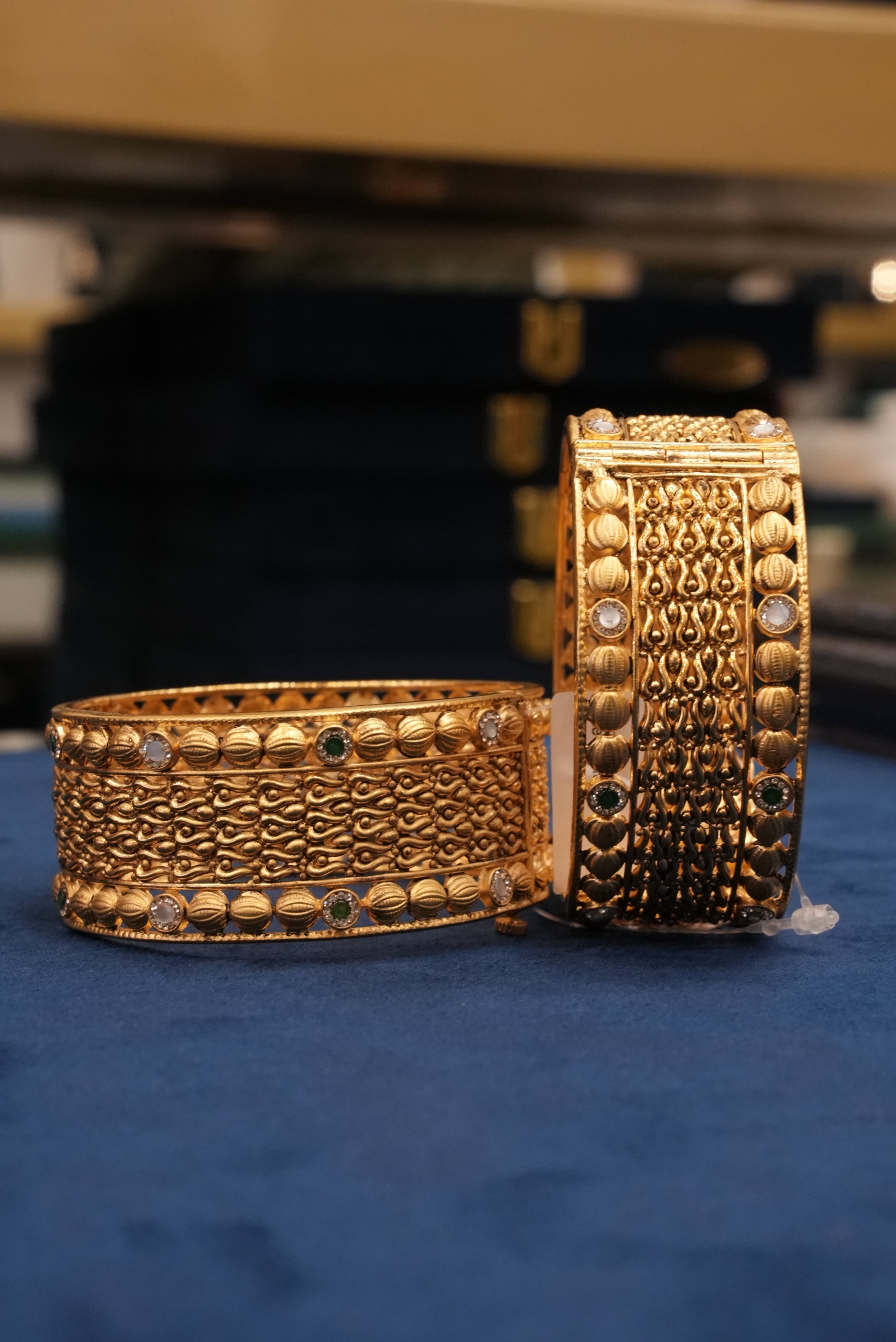 Chandrika, Bangles & Kadas, Gold Patra demi-fine jewellery, Size 2.8, SKU BK_L_50 image 2