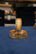 Pureline, Bangles & Kadas, Gold Patra demi-fine jewellery, Size 2.4, SKU BK_L_19 image 0