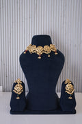 Rajwada Royale, Necklace, Gold Patra demi-fine jewellery, SKU N_JS_2 image 0