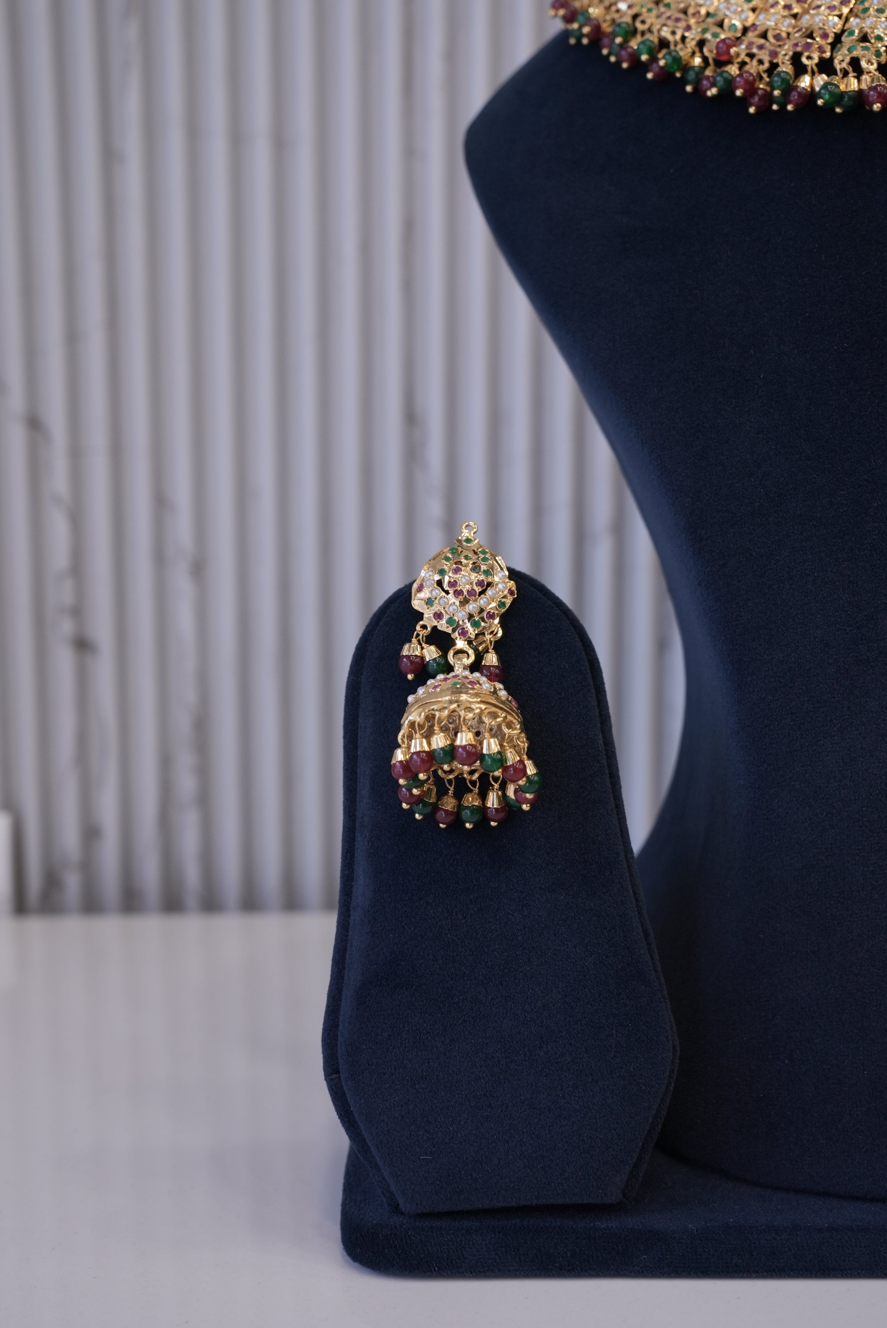 Nizam‰۪s Jewel, Necklace, Gold Patra demi-fine jewellery, SKU N_JS_7 image 2
