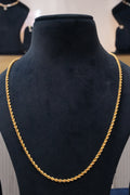 Boss Minimal, Chains, Gold Patra demi-fine jewellery, Size 24 inches, SKU CH_G_12 image 0