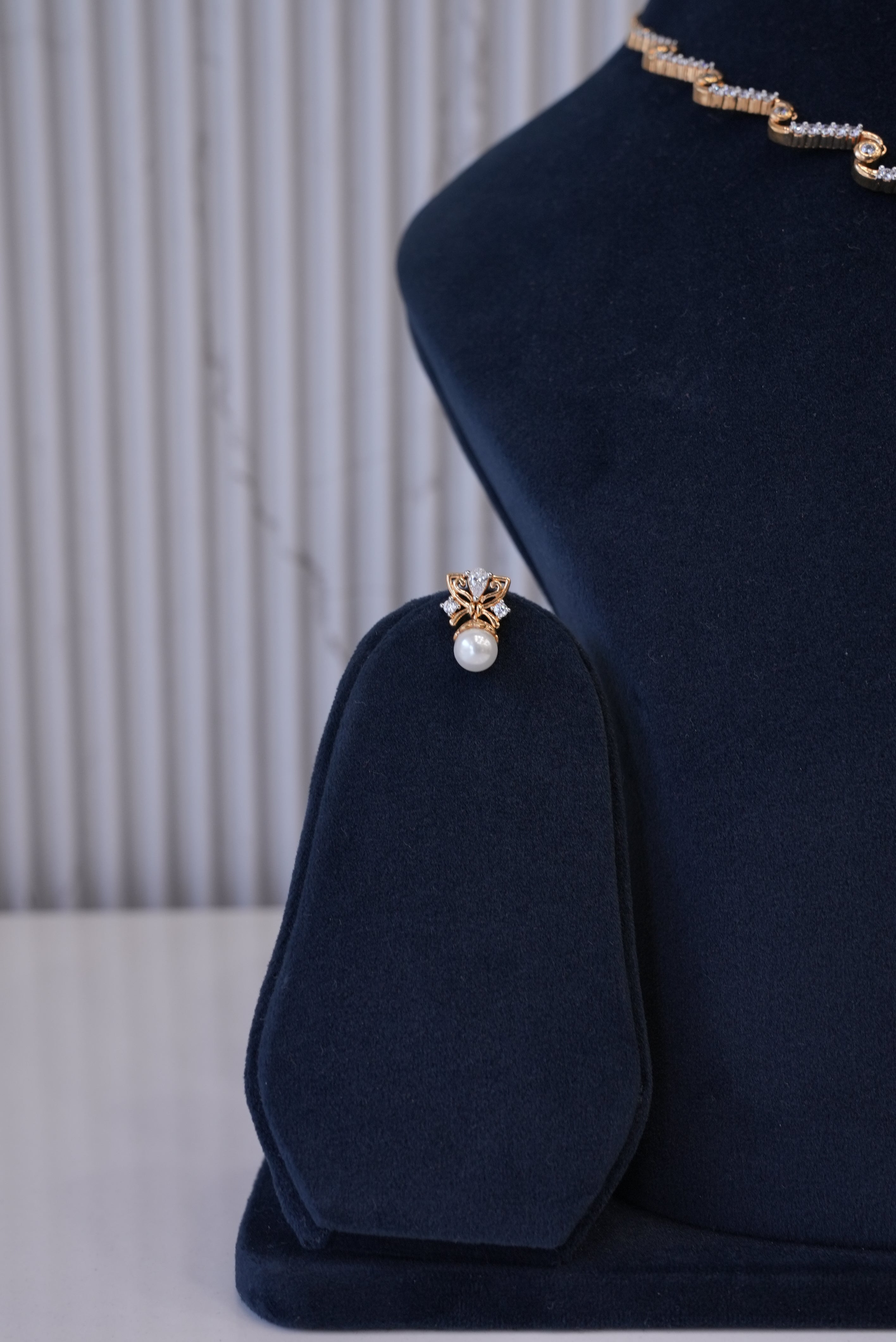 The Diamond Edit, Necklace, Gold Patra demi-fine jewellery, SKU N_D_5 image 2