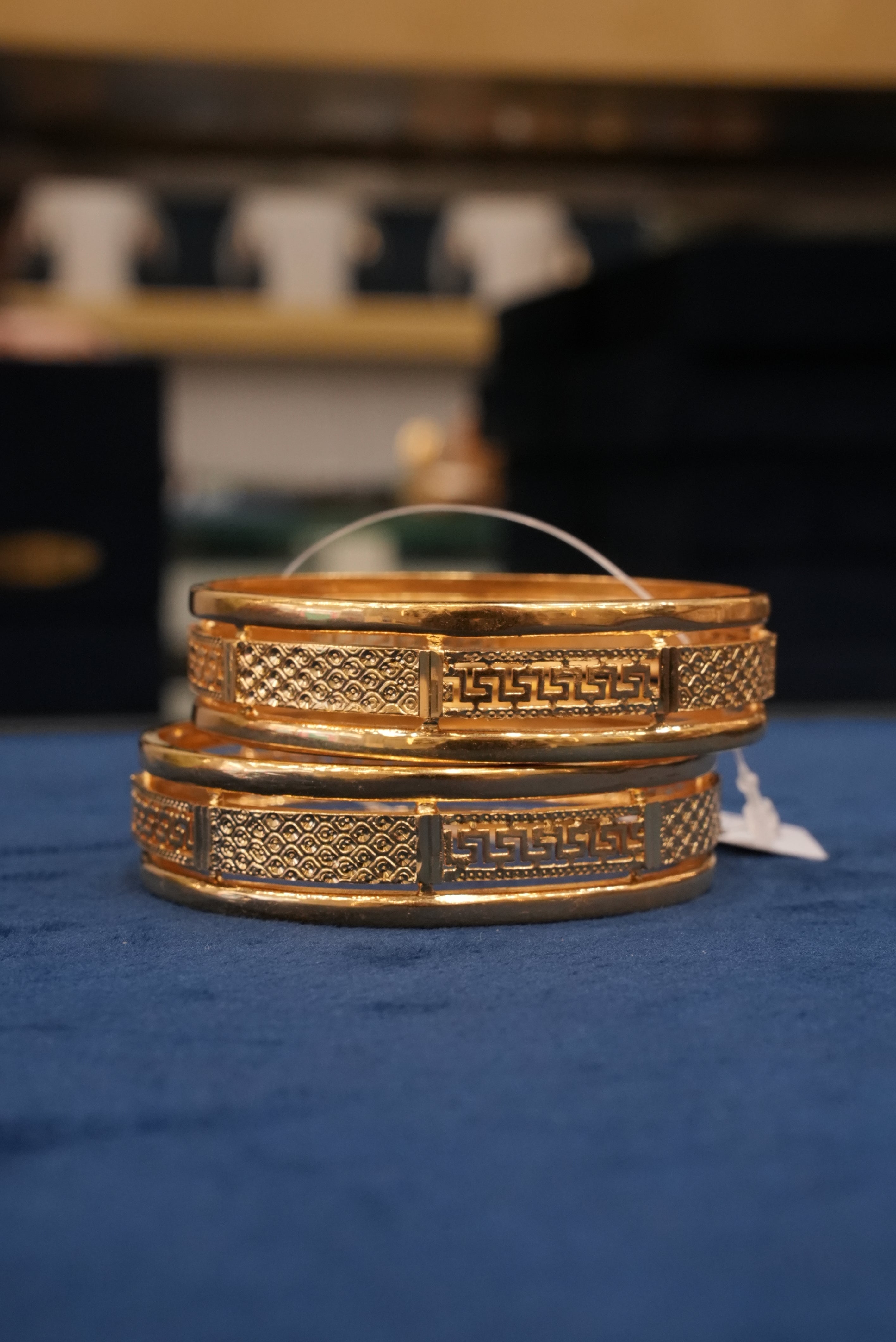 Prerna Gold, Bangles & Kadas, Gold Patra demi-fine jewellery, Size 2.8, SKU BK_L_42 image 2