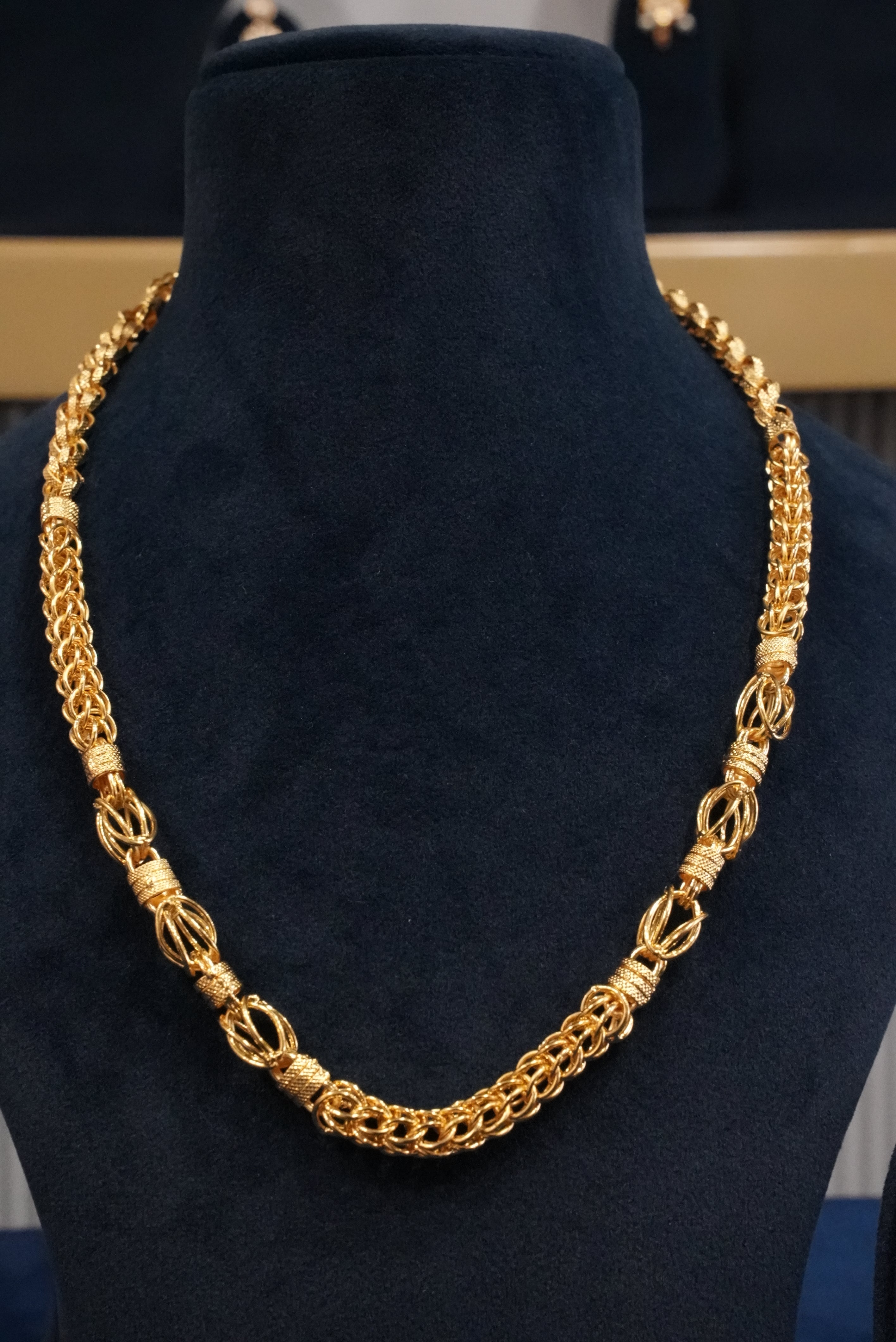 Soul Bond, Chains, Gold Patra demi-fine jewellery, Size 18 inches, SKU CH_G_8 image 0