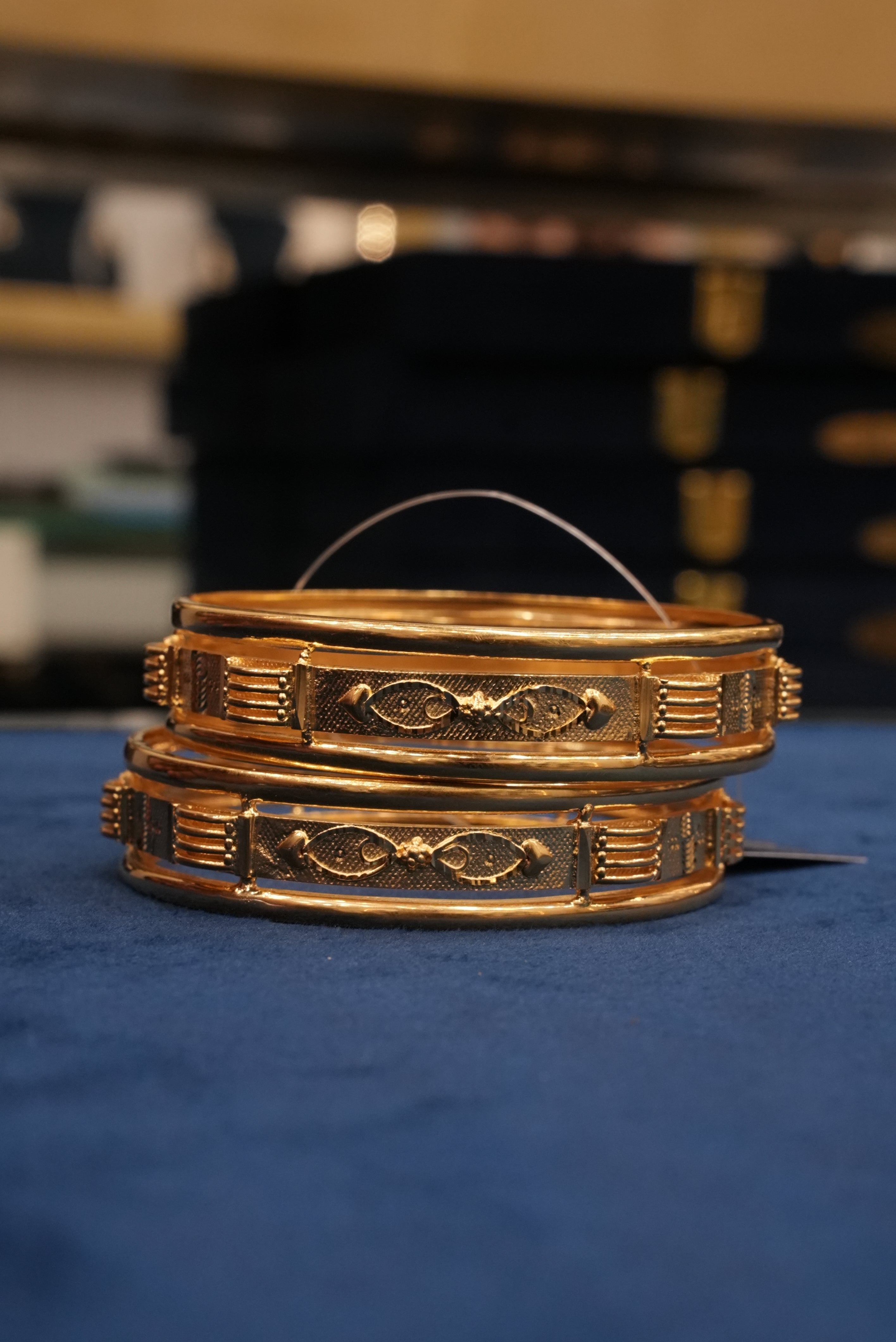 Anmol Signature, Bangles & Kadas, Gold Patra demi-fine jewellery, Size 2.10, SKU BK_L_57 image 2